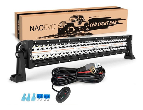 Barra Led Neblinero + Árnes 3mt Naoevo Camioneta Toyota