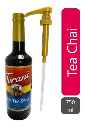 Syrup Jarabe Saborizante Torani - Tea Chai + Dosificador 