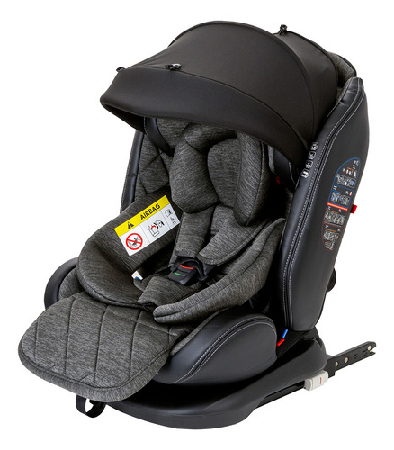 Autoasiento Convertible Safety 1st Giro 360 Pro Gris Claro