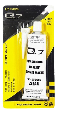 Silicon Alta Temperatura Q7 Transparente Blíster 85gr