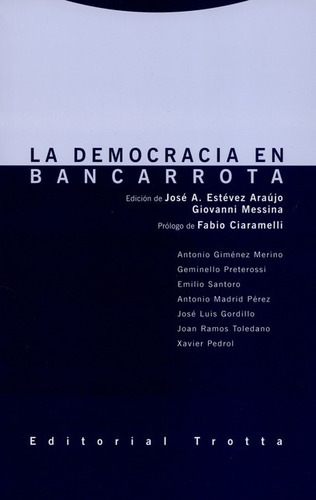 Libro La Democracia En Bancarrota