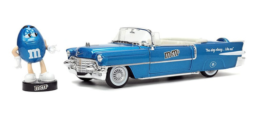 Jada Toys M&m's 1:24 1956 Cadillac El Dorado Die-cast Car W 