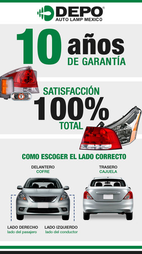 Faro Der Eléctrico C/motor P/foco Xenón C/leds 320i 13 Al 15