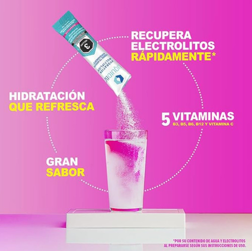 Electrolitos En Polvo Maracuya Liquid I.v. 30 Pz De 16g C/u