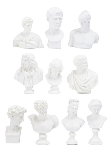 Estatua De Busto Esculturas Sketch De 10 Unids/set Art Rich
