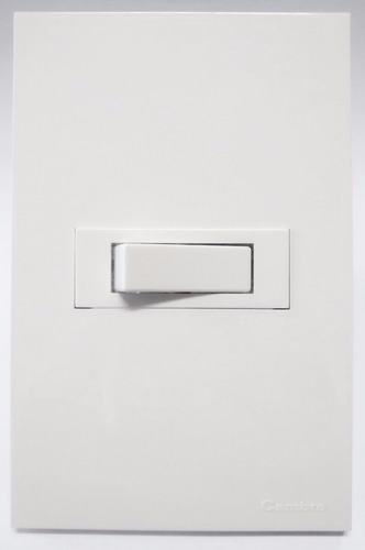 Imagen 2 de 4 de Conjunto Armado Tapa + 1 Tecla Cambre Sxxi Blanco Por E631