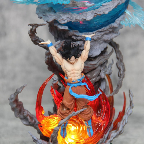 Boneco Goku Genkidama Action Led de 24 cm em Dragon Ball Z