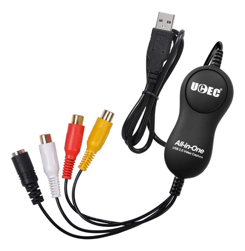 Ucec Dispositivo Captura Video Usb 2.0 Vhs Vcr A Dvd Ews