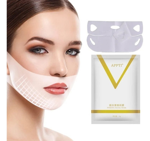 Mascarilla Tensora Reductora De Papada Y Contorno Facial