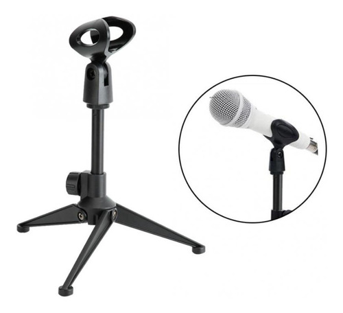 Soporte Tripie Para Microfono Stand Escritorio Ajustable 360