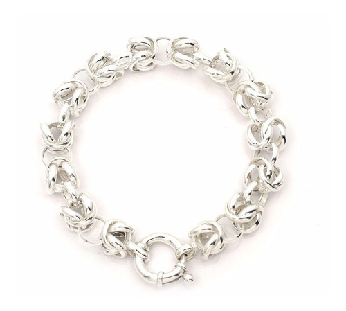 Imagen 3 de 6 de Pulsera Punto Peruano Plata 925 Largo 20cm Garantía
