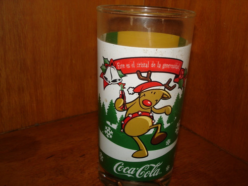 Vaso De Coleccion De Coca Cola Motivo Navidad Buen Estado Bu