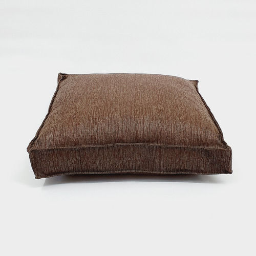 Imagen 2 de 4 de Funda Almohadon 60x60 Cm Chenille Ideal Sillon Algarrobo