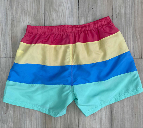 Short De Baño Malla Rayado 4 Colores Hombre The Big Shop