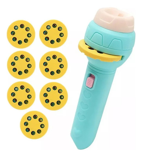 Proyector Infantil Con Rollo De Linterna Con