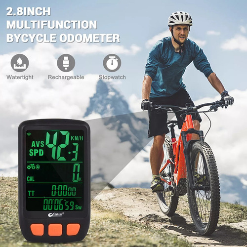 Velocímetro De Bicicleta Digital Sem Fio Para Computador De