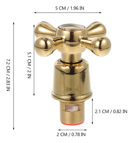 Perilla De Grifo, Volante De Llave, Llave De Grifo De 1/2 Pu