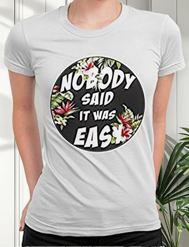 Playeras Camiseta Colplay Nobody Said It Was Easy + Regalo