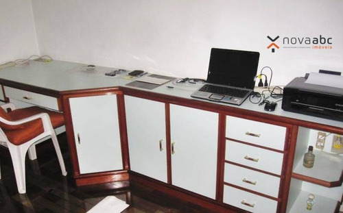 Sobrado Alto Padrão À Venda No Bairro Santa Maria, Com 342m² E 4 Dormitórios Por R$1.100.000 - Santo André - So0335