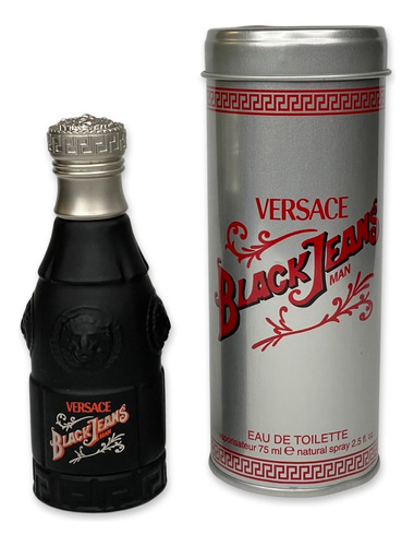 Black Jeans De Versace,  Edt,  75ml.,  Con Atomizador.