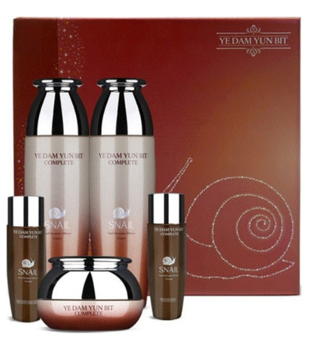 Kit De Premium 3 Skin Care Coreano Yedamyunbit Snail Recover