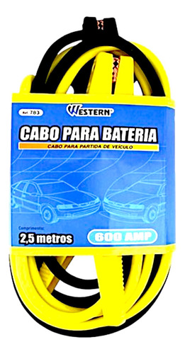 Cabo Para Bateria 600amp Western - 783 - Profissional