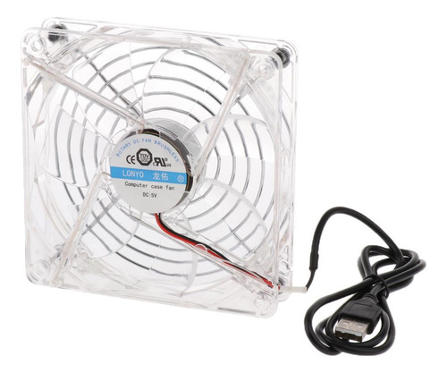 12cm Dc 5v Ventilador De Refrigeración Del Ordenador Pc