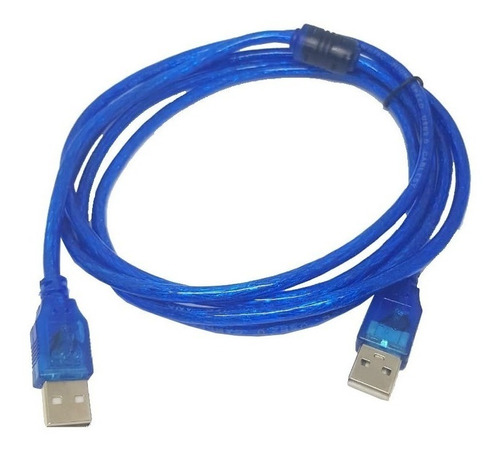 Cable Usb Tipo A Usb Macho - Macho Blindado 2mt Con Filtro