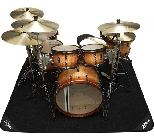 Alfombra Bateria Zildjian Antideslizante Reforzada + Funda