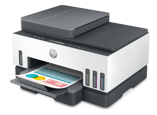 Impresora Hp Multifuncional Smart Tank 750 Wifi Usb Duplex Color Blanco