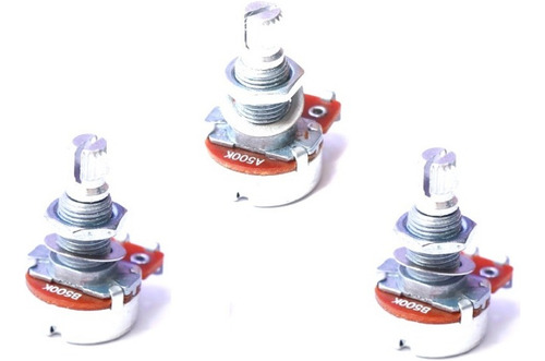 Kit Potenciômetros Alpha 1 A500k 16/18 + 2 B500k 16/18