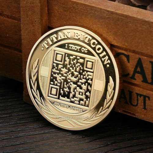 Moneda Titan Bitcoin Gold Edition Blockchain Ak61