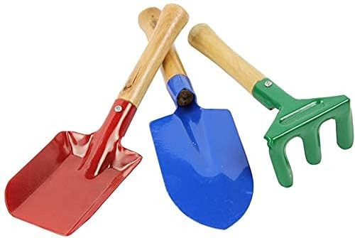 Juego De Herramientas De Jardín Nua, 3 Piezas De Mini Rastri