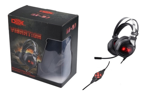Fone Headset Gamer Usb Microfone 7.1 Com Função Vibração