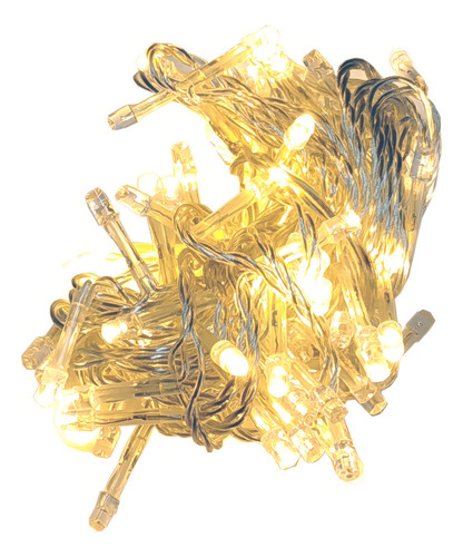 Luces Para Arbol Navidad Blanco Calido 100 Leds 5m Se100