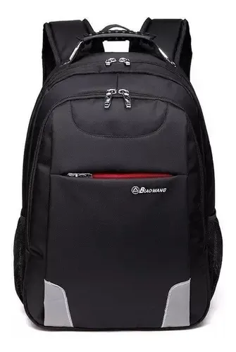 Xiaobang Mochila Bolsa Reforcada Notebook Cabo De Aco Luxo Cor Preto