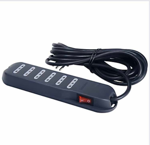 Alargador Múltiple Gris 6 Tomas C/led 3mts Bticino