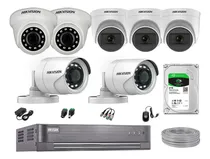 Comprar Kit 7 Cámaras De Seguridad 1080p Vigilancia 3 Cámaras Audio