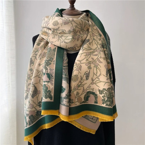 Nueva Bufanda Gruesa De Cachemir Para Mujer, Diseño Pashmina