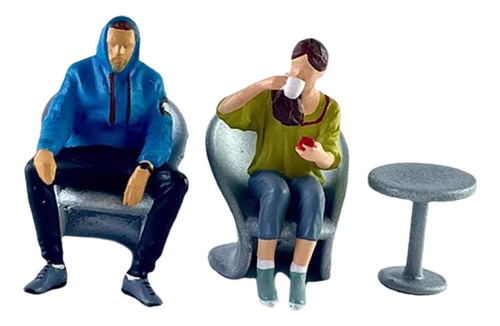 Conjunto De De Personajes En Miniatura A Escala 1/64, Adorno