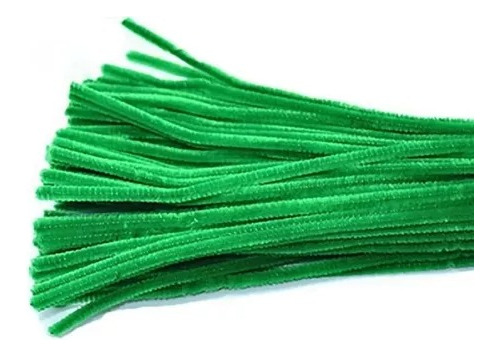 Limpia Pipas Chelines Verde Navidad Paquete X100 Und