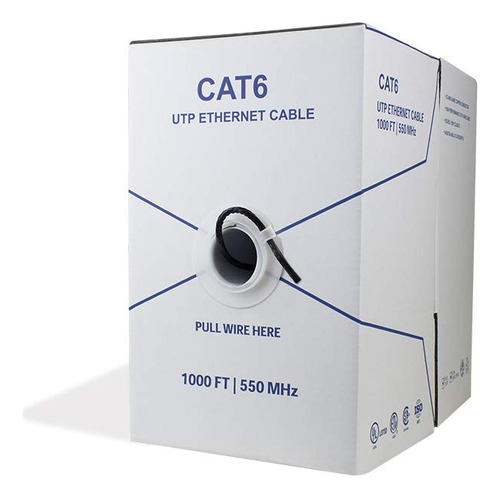 Bv -tech Cat6 Outdoor Rated (cmx), 1000 Pies, 23awg 4 Pares 