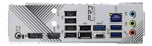 Tarjeta Madre Asrock B650 Pro Rs Amd Ryzen 7000 Ddr5 Rgb Color Negro