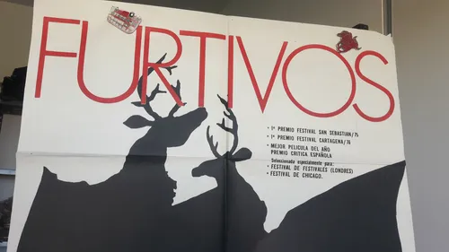 Afiche Cine Poster Pelicula José Luis Borau - Furtivos -