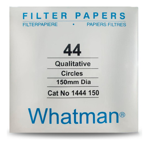 Papel Filtro N°44 Whatman De 150 Mm