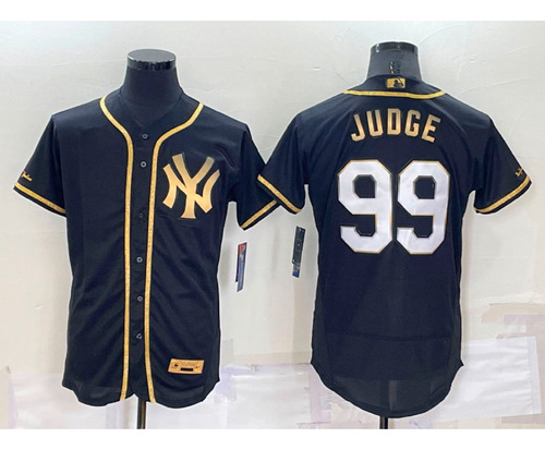 Camiseta Casaca Baseball Mlb Ny Dorada Judge 99 - Xl