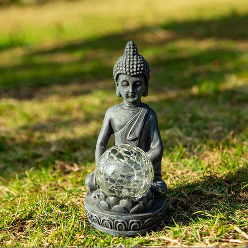Estatuetas De Resina De Estátua De Buda Para Jardim Ao Ar