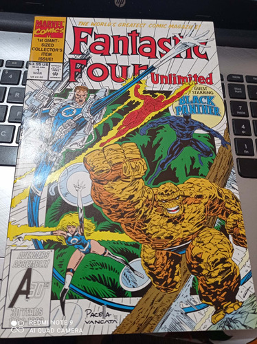 Cómic Marvel En Inglés Fantastic Four Unlimited No.1 