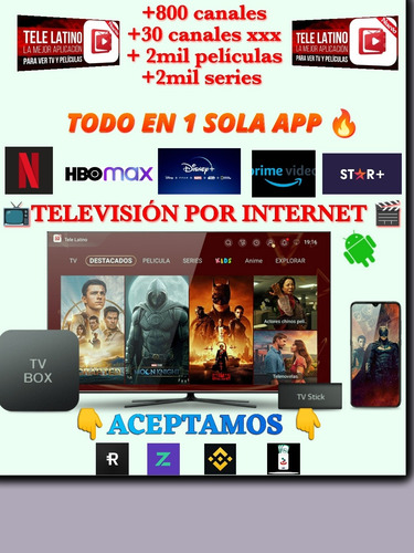 Imagen 2 de 2 de Sistema Recarga Netflix Telelatino Magistv Iptv Master