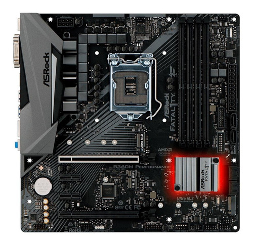 Placa-mãe Asrock Intel1151 B360m Fatal1ty Performance 4xddr4